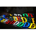 Personalizar cualquier color Facelit retroiluminada corporativa exterior LED signos de letras